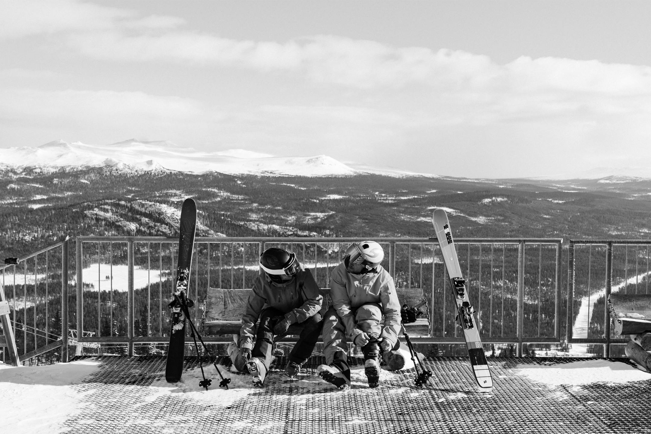 Funäsdalen — Skiers